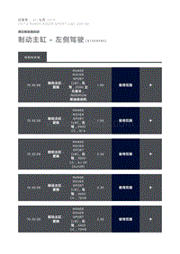 制动主缸 左侧驾驶