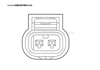 2023蔚来EC7电路图 MAIN303 碰撞加速传感器-左B柱 