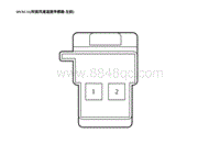 2023蔚来EC7电路图 HVAC11 吹面风道温度传感器-左前 