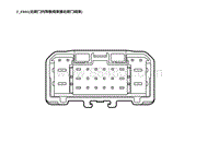 2023蔚来EC7电路图 T_FR01 右前门内饰板线束接右前门线束 