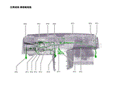 2023蔚来EC7电路图 仪表线束-乘客舱视角