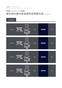 催化转化器与柴油微粒滤清器总成