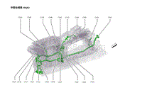 2023蔚来EC7电路图 中控台线束-MQ02