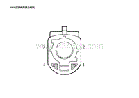 2023蔚来EC7电路图 IP69 仪表线束接主线束 