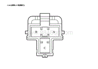 2023蔚来EC7电路图 CS03 前侧12V电源接口 