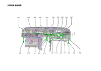 2023蔚来EC7电路图 仪表线束-前舱视角