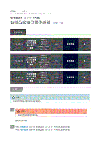 右侧凸轮轴位置传感器