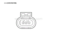 2023蔚来EC7电路图 RB11 右后保驻车雷达传感器 