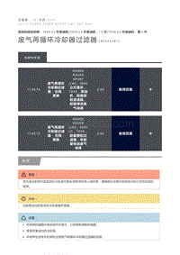 废气再循环冷却器过滤器 1 