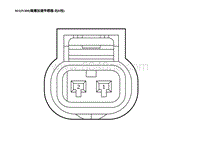 2023蔚来EC7电路图 MAIN309 碰撞加速传感器-右B柱 