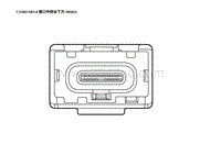 2023蔚来EC7电路图 CS38 USB3.0 接口中控台下方-MQ02 