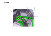 2023蔚来EC7电路图 后备箱供电线