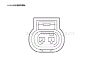 2023蔚来EC7电路图 FCH07 出水温度传感器 