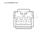 2023蔚来EC7电路图 CS37 USB3.0 接口中控台下方-MQ02 