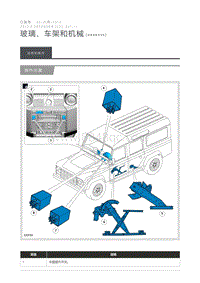 2013 Defender 玻璃 车架和机械