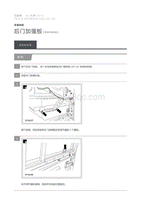 2015 Defender 后门加强板