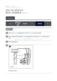 2011 Defender 前车门外部把手