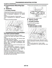 10. Transmission Mounting System