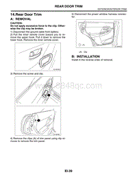 14. Rear Door Trim