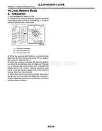 10. Clear Memory Mode