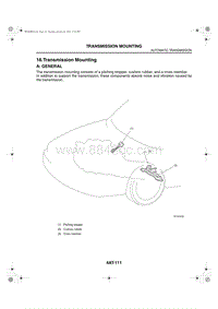 16. Transmission Mounting