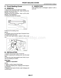 05. Front Sealing Cover