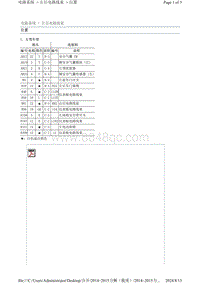 2014力狮（傲虎） 左后电路线束