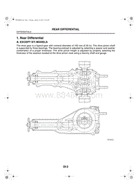 01. Rear Differential