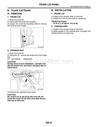 08. Trunk Lid Panel