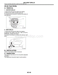 22. Air Vent Grille