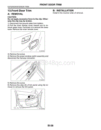 13. Front Door Trim