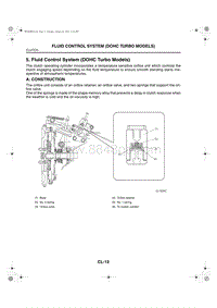 05. Fluid Control System DOHC Turbo Models 