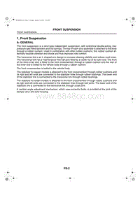 01. Front Suspension