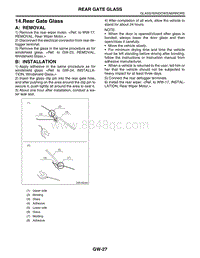 14. Rear Gate Glass