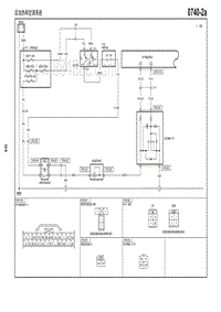 2011马自达8电路图 后加热和空调系统