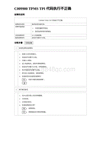 2023海鸥故障诊断 C009900 TPMS TPI 代码执行不正确