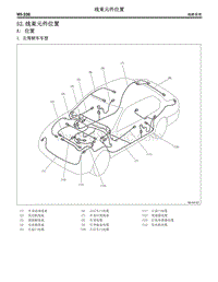 2005斯巴鲁力狮 52. 线束元件位置