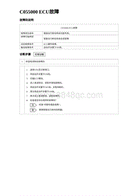 2023海鸥故障诊断 C055000 ECU故障