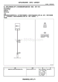 2006力狮（傲虎）DTC P0026 进气门控制螺线管电路范围性能（第 1 排）