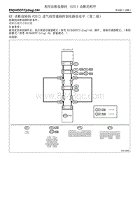 BZ 诊断故障码 P2012 进气歧管通路控制电路低电平（第二排）