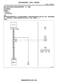 2006力狮（傲虎）DTC P0335 曲轴位置传感器 A 电路