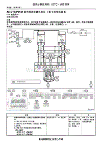 2006力狮（傲虎）DTC P0131 氧传感器电路低电压（第 1 组传感器1）