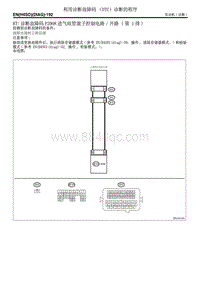 诊断故障码 P2008 进气歧管滚子控制电路开路 第 1排 