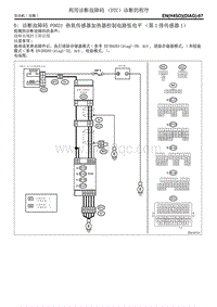 断故障码 P0031 热氧传感器加热器控制电路低电平（第1排传感器1）