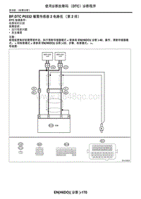 2006力狮（傲虎）DTC P0332 爆震传感器 2 电路低（第 2 排）