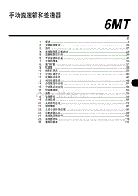 2006力狮（傲虎）手动变速箱和差速器6MT