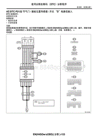 2006力狮（傲虎）AZ DTC P2122 节气门踏板位置传感器开关 D 电路低输入