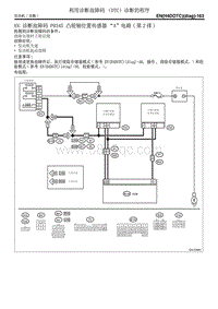 AN 诊断故障码 P0345 凸轮轴位置传感器 A 电路 第2排 