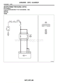2006力狮（傲虎）AD DTC P0882 TCM 电源输入信号低