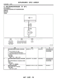 2006力狮（傲虎）T DTC P0768 换档电磁阀 D 电气